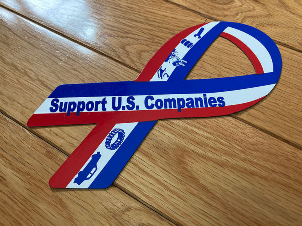 Made In USA “Support U.S. Companies” Magnet